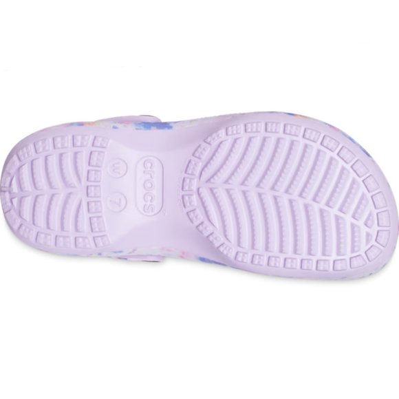 NEW CROCS Size 10 Women's Classic Platform Tie-Dye Graphic Clog - Picture 6 of 6